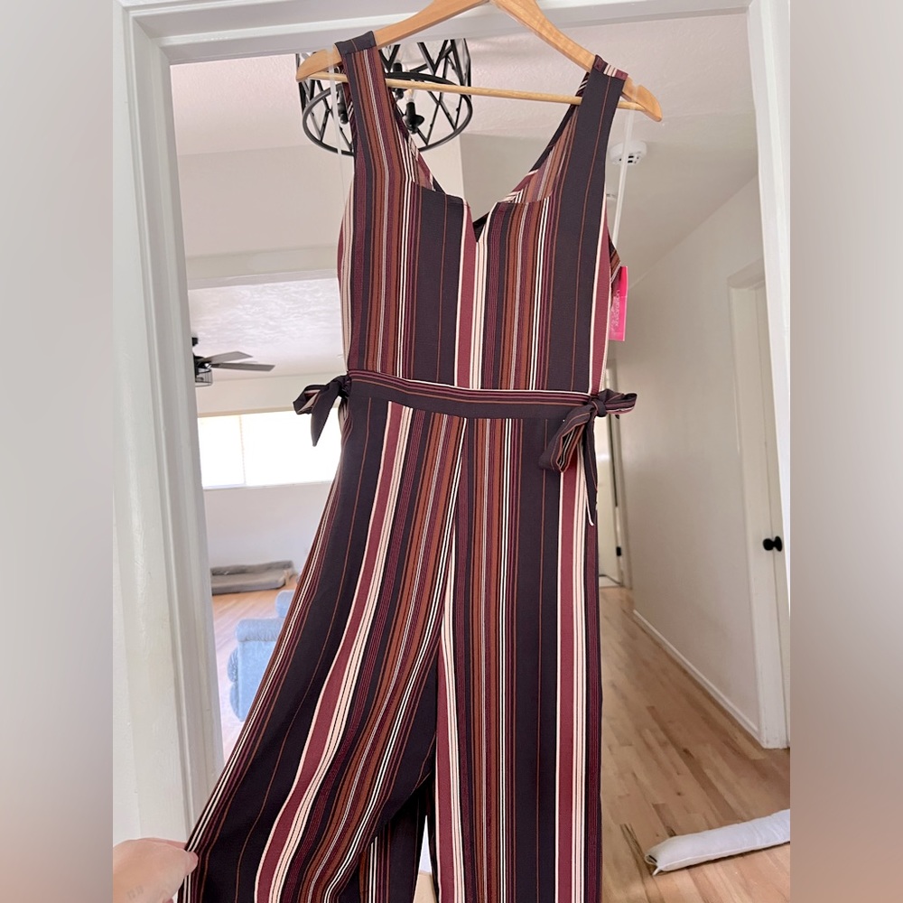 Stripe jumpsuit